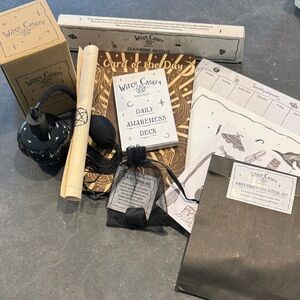 Witch Casket Daily Awareness Deck and Ritual Kit